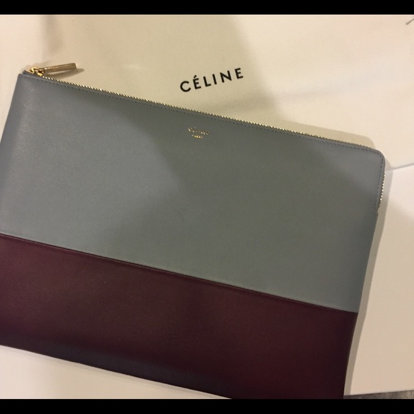 Celine Handbags - Celine Clutch 2 tone. NWOT .